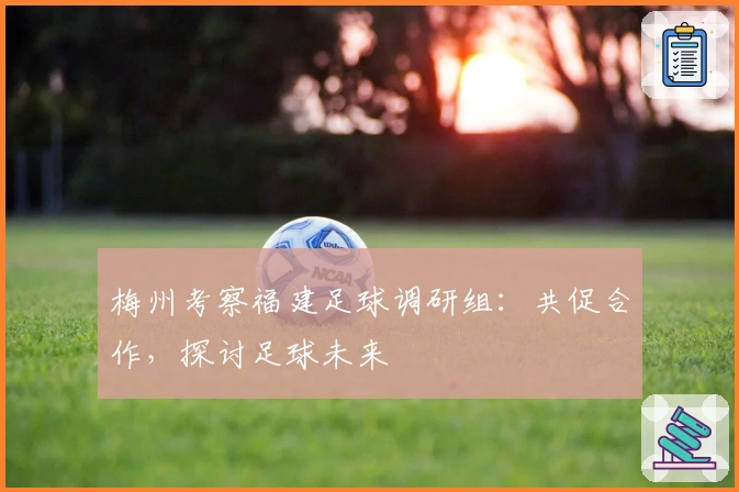 梅州考察福建足球调研组：共促合作，探讨足球未来